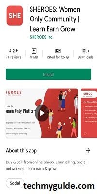 Sheroes - Paise Kaise Kamaye App