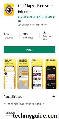 Clipclaps App - वीडियो देखकर सबसे ज्यादा पैसे देने वाला ऐप