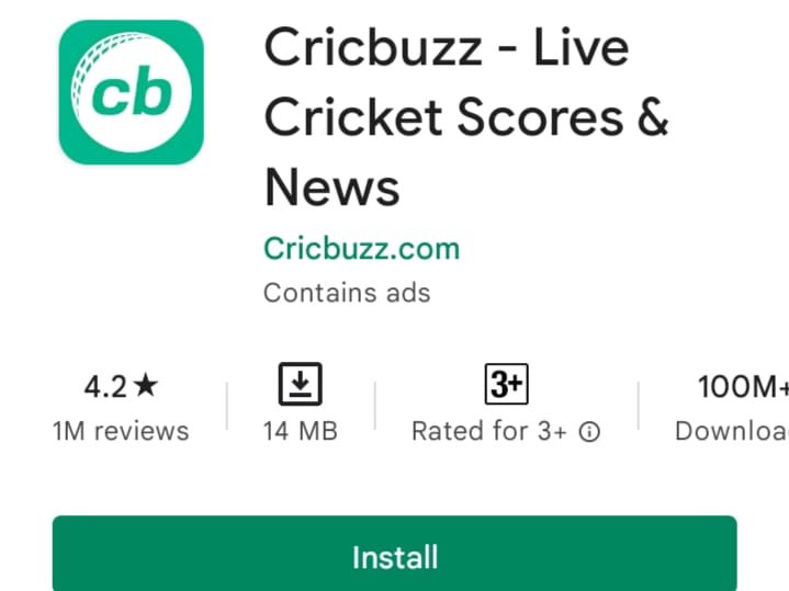 Cricbuzz App Live Cricket Scores – Free Live Cricket Score Dekhne Wala App