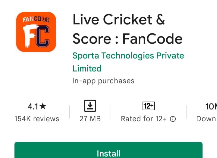 Live Score & Live Streaming App – क्रिकेट देखने वाला ऐप