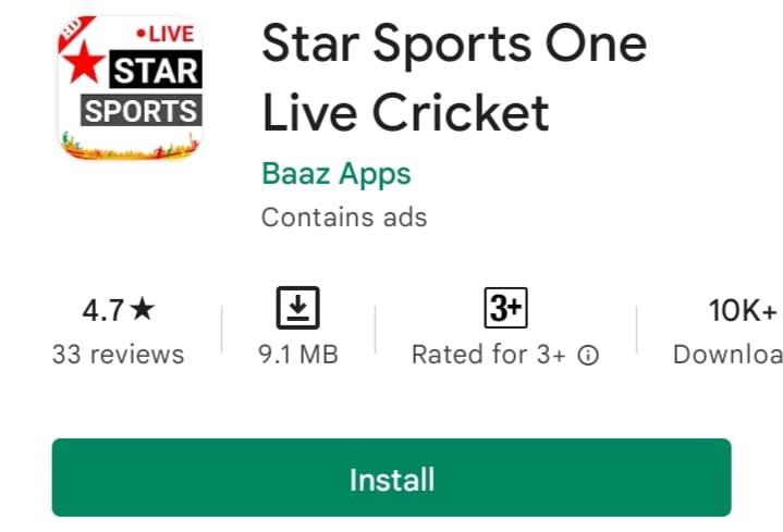 Star Sports Live Cricket App – Live Match Dekhne Wala Apps
