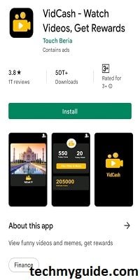 Vid Cash App - वीडियो देखकर पैसे कमाने वाला ऐप