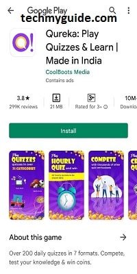 Qureka – पेटीएम कैश कमाने वाला गेम Download