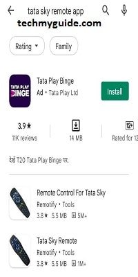 Tata Sky Remote App Download