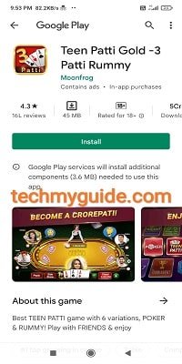 Teen Patti Gold App - तीन पत्ती रियल कैश App