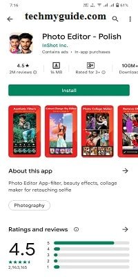Photo Editor – Polish – फोटो एडिट करने वाला ऐप्स