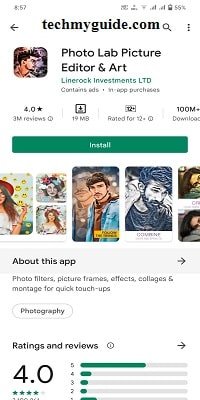 Photo Lab Picture Editor – फोटो एडिट करने का ऐप और फोटो सजाने वाला फाइल चाहिए तो डाउनलोड करे