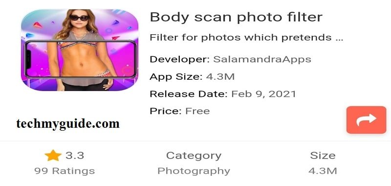 Body Scan Photo Filter – Top कपड़े गायब करने वाला कैमरा Apps