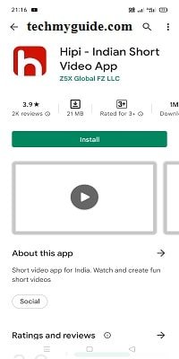 Hipi Short Video App – शार्ट वीडियो बनाकर पैसे कमाने वाला ऐप्स डाउनलोड
