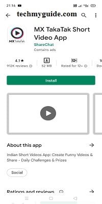MX Takatak – वीडियो बनाकर पैसे कमाओ