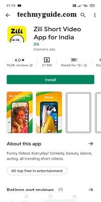 Zili Short Video App – Real Me Paise Kamane Wala App Short Video App