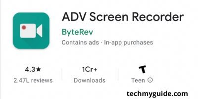 ADV Screen Recorder - Recording Karne Wala Apps Download