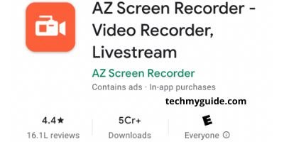 AZ Screen Recorder - बेस्ट Screen Recording Karne Wala App