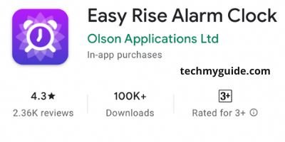 Easy Rise Alarm Clock - Best sleep alarm app