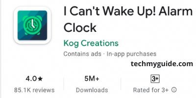 I Can't Wake Up - Best alarm app to wake up heavy sleepers
