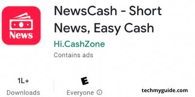Newscash – न्यूज़ पढ़ कर पैसे कमाने का ऐप