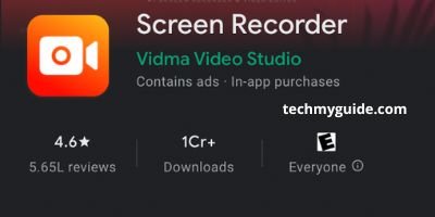 Screen Recorder With Audio, Vidma Video Recorder - Video Record Karne Wala App