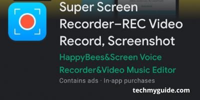 Super Screen Recorder - REC Video Record, Screenshot - स्क्रीन रिकॉर्डिंग करने वाला ऐप