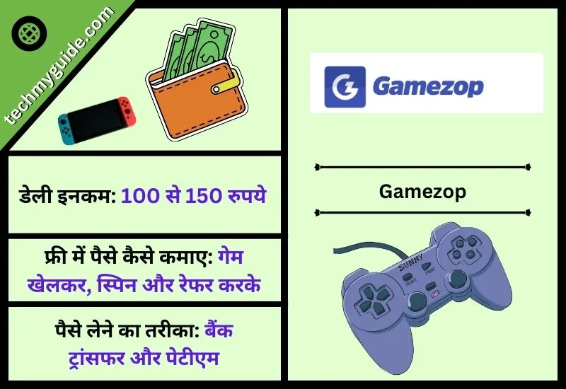गैमजॉप ऐप (Gamezop Game) - Free Game Paise Kamane Wala Real Money