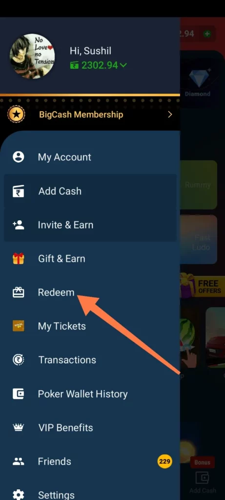 big cash app se paise nikale