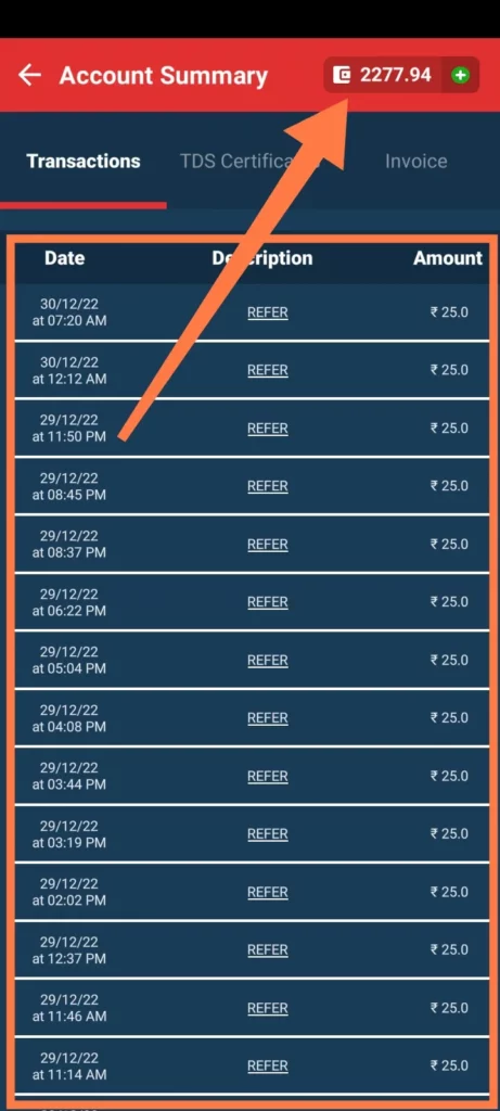 big cash paytm payment proof