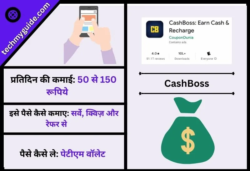 कैशबॉस एप (CashBoss App) – फ्री पैसे कमाने वाले ऐप डाउनलोड