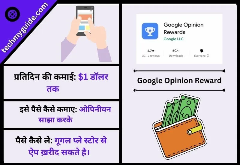 गूगल ओपिनियन रिवॉर्ड ऐप (Google Opinion Rewards App) – Best Paise Kamane Wala App 2023