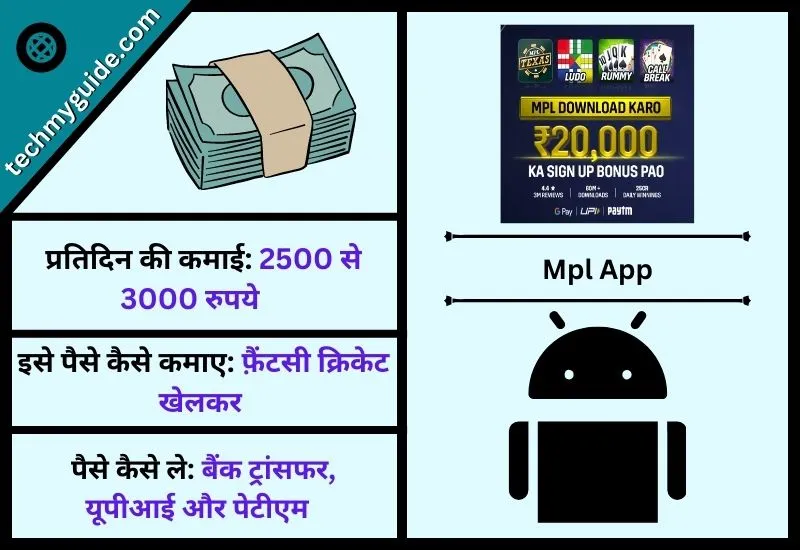 Mpl App – गेम खेलकर पैसा कमाने वाला ऐप