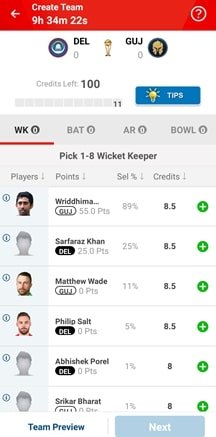 My11circle Pe Team Kaise Banaye