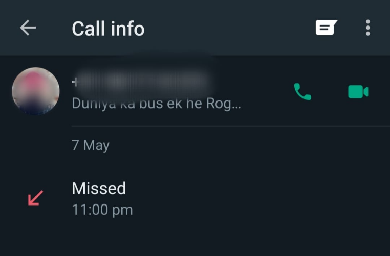 Whatsapp Call Details Kaise Nikale